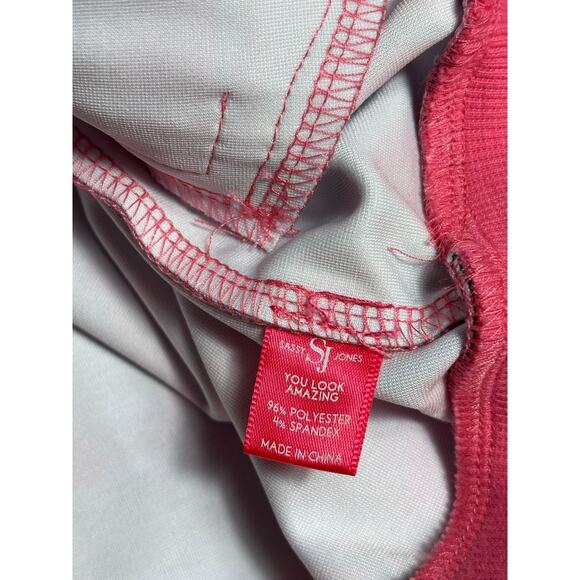 Sassy Jones Track Suit Womens Medium Pink Teal Tropical Jacket Joggers Set NEW - Picture 12 of 16